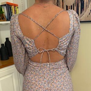 Altar'd State Multicolor Backless Dress